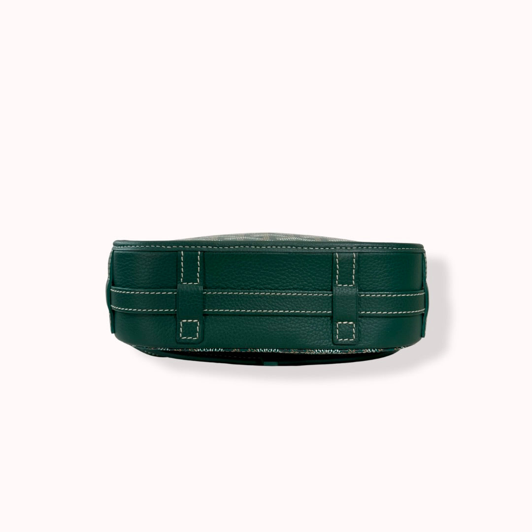 Belvedere PM Green Goyardine Canvas