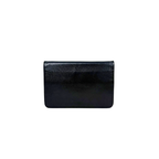 Sevruga Wallet On Chain Black Caviar Leather Silver Hardware Series 14