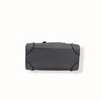 Nano Luggage Grey Kohl Drummed Calfskin Leather