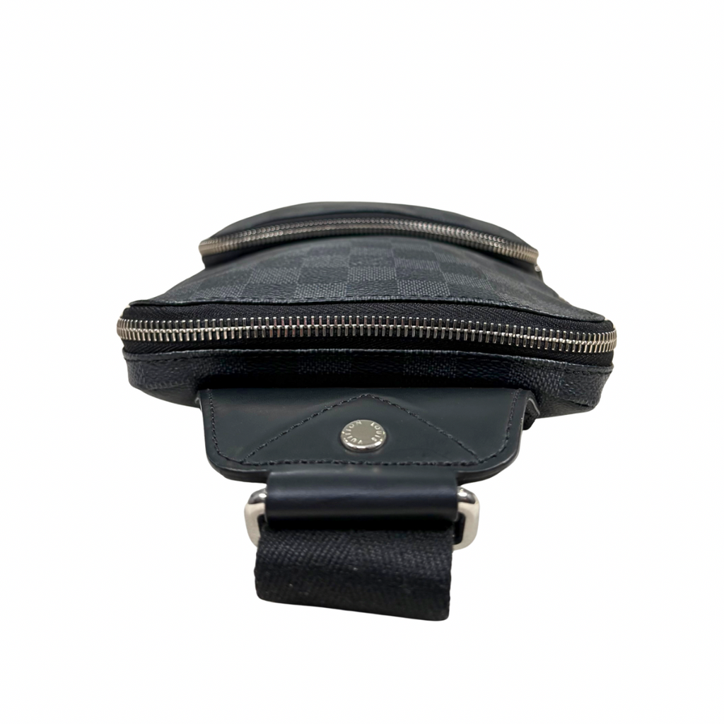 Avenue Sling Bag Damier Graphite Canvas Silver Hardware