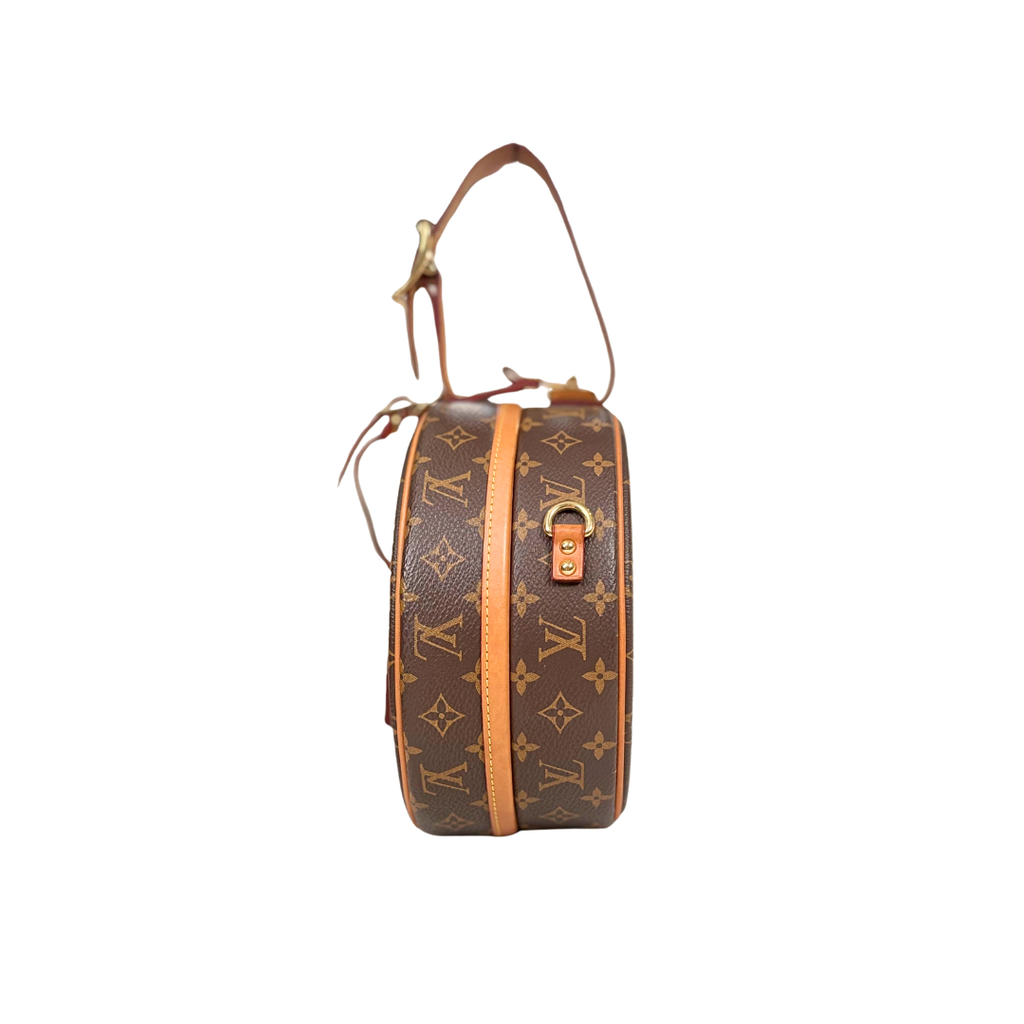 Petite Boite Chapeau Monogram Canvas Gold Hardware