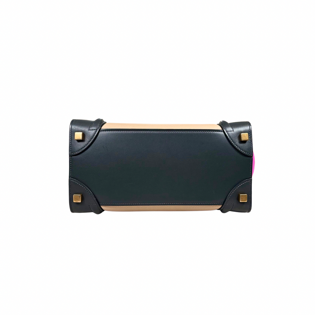 Micro Luggage Tri-color Gold Hardware
