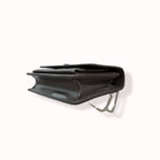 Sunset Chain Wallet Mini Grey Silver Hardware
