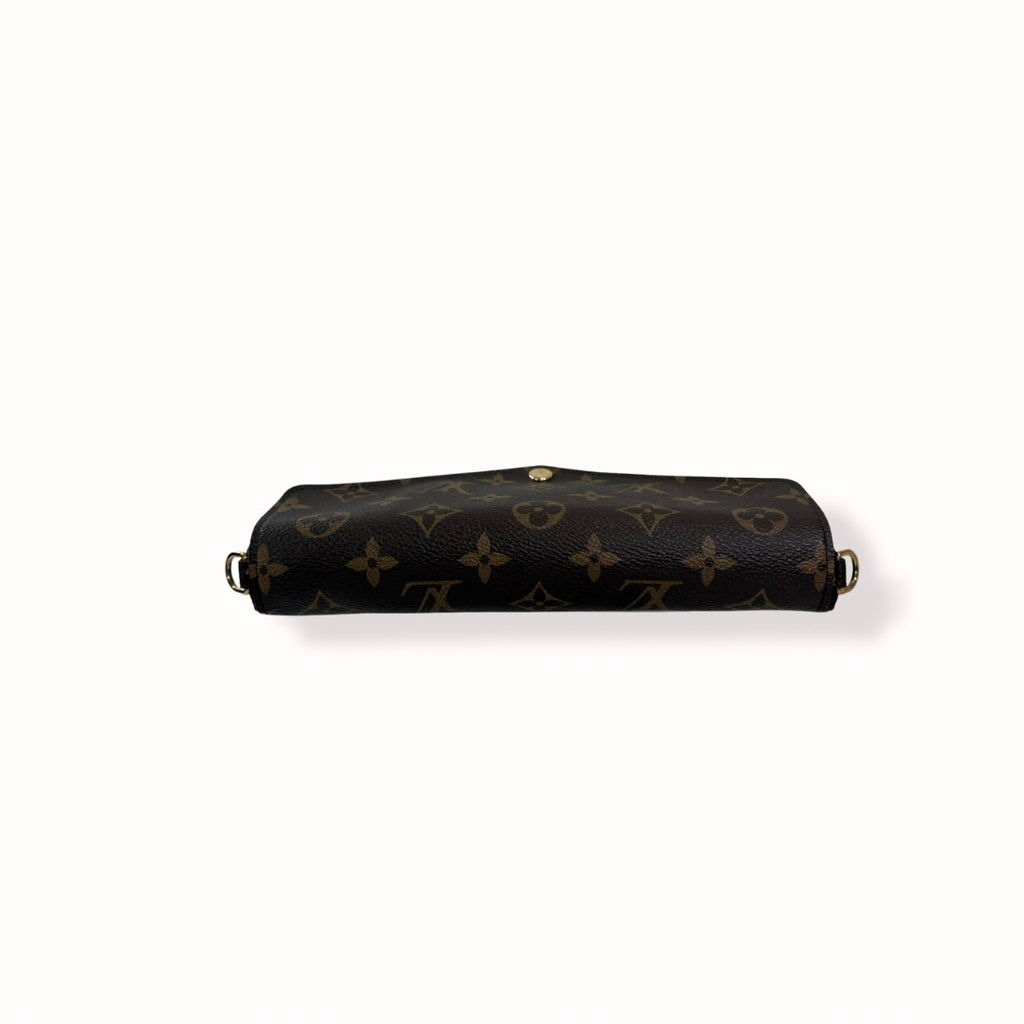Pochette Félicie Monogram Canvas Gold-Tone Hardware