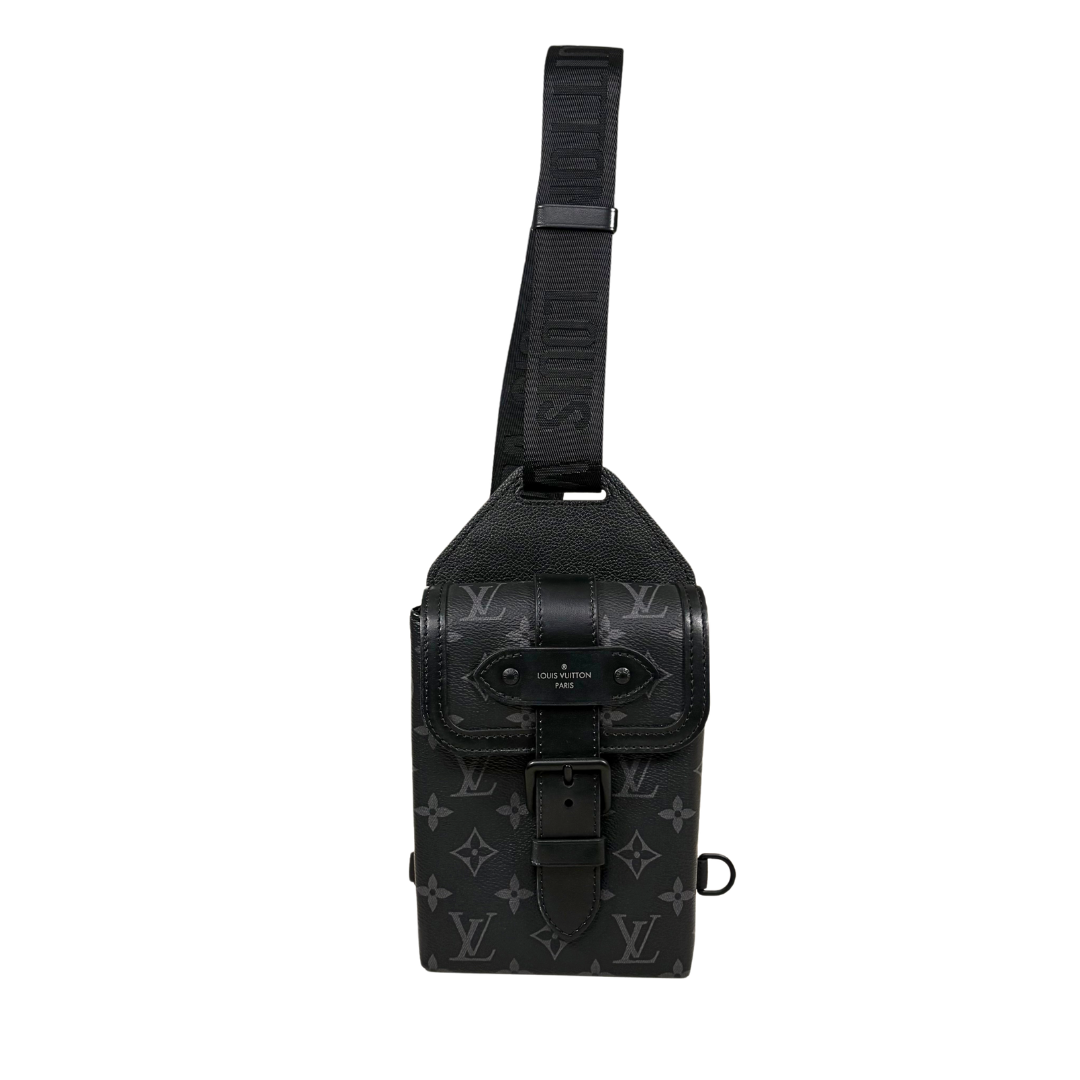 Eclipse Saumur Sling Bag Grey Monogram Canvas