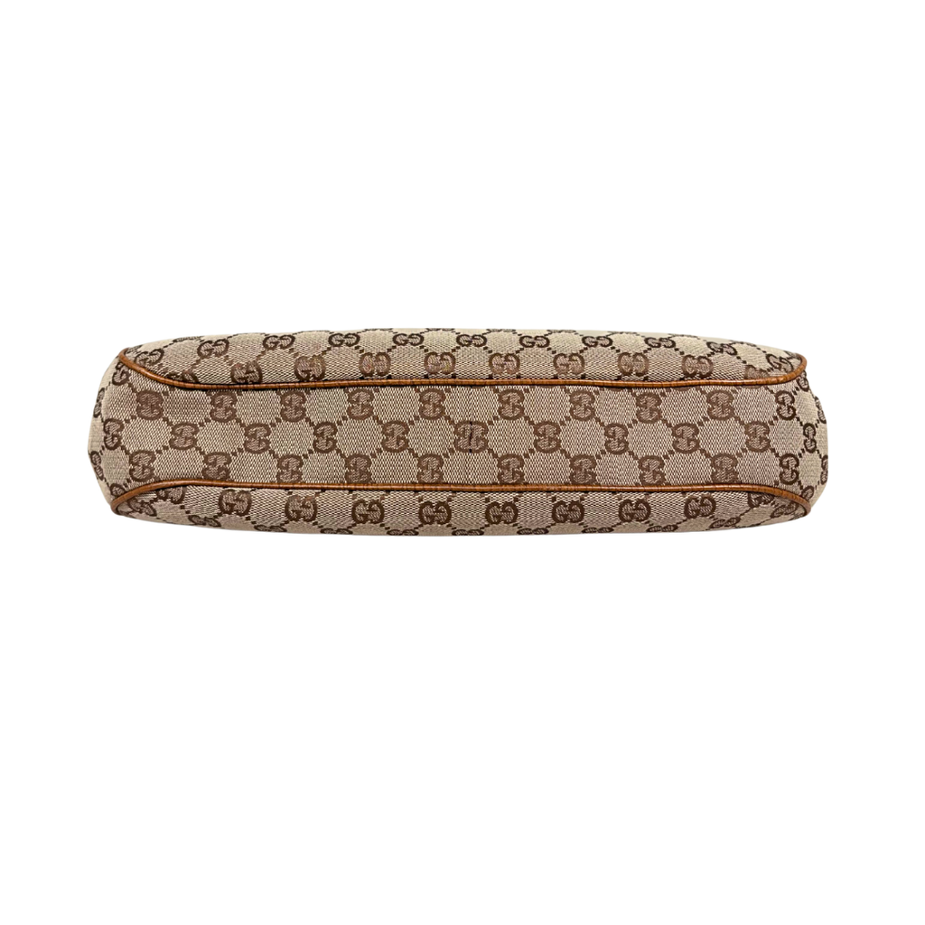 Vintage Bamboo Top Handle Bag GG Canvas