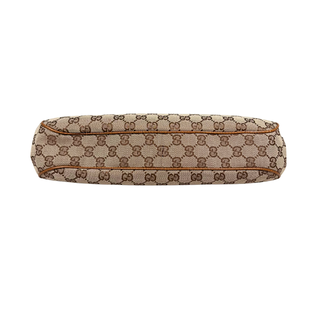 Vintage Bamboo Top Handle Bag GG Canvas