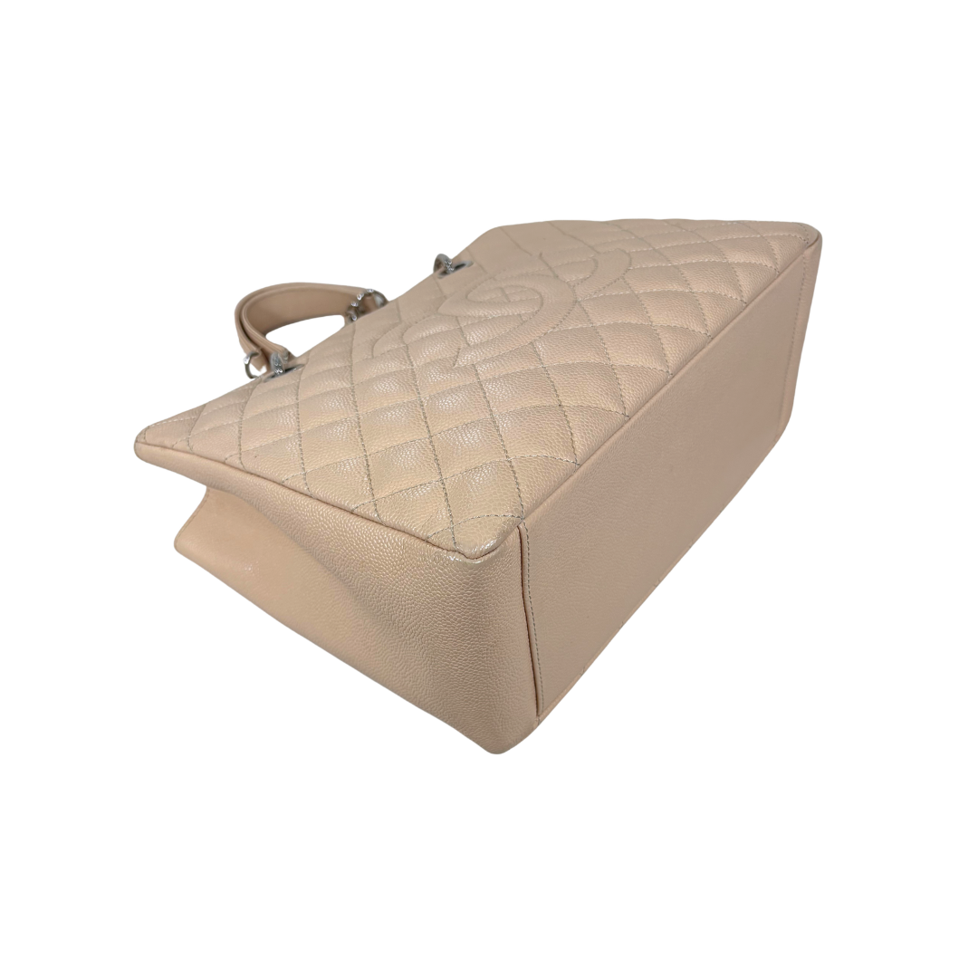 GST Beige Caviar Leather Silver Hardware Series 17