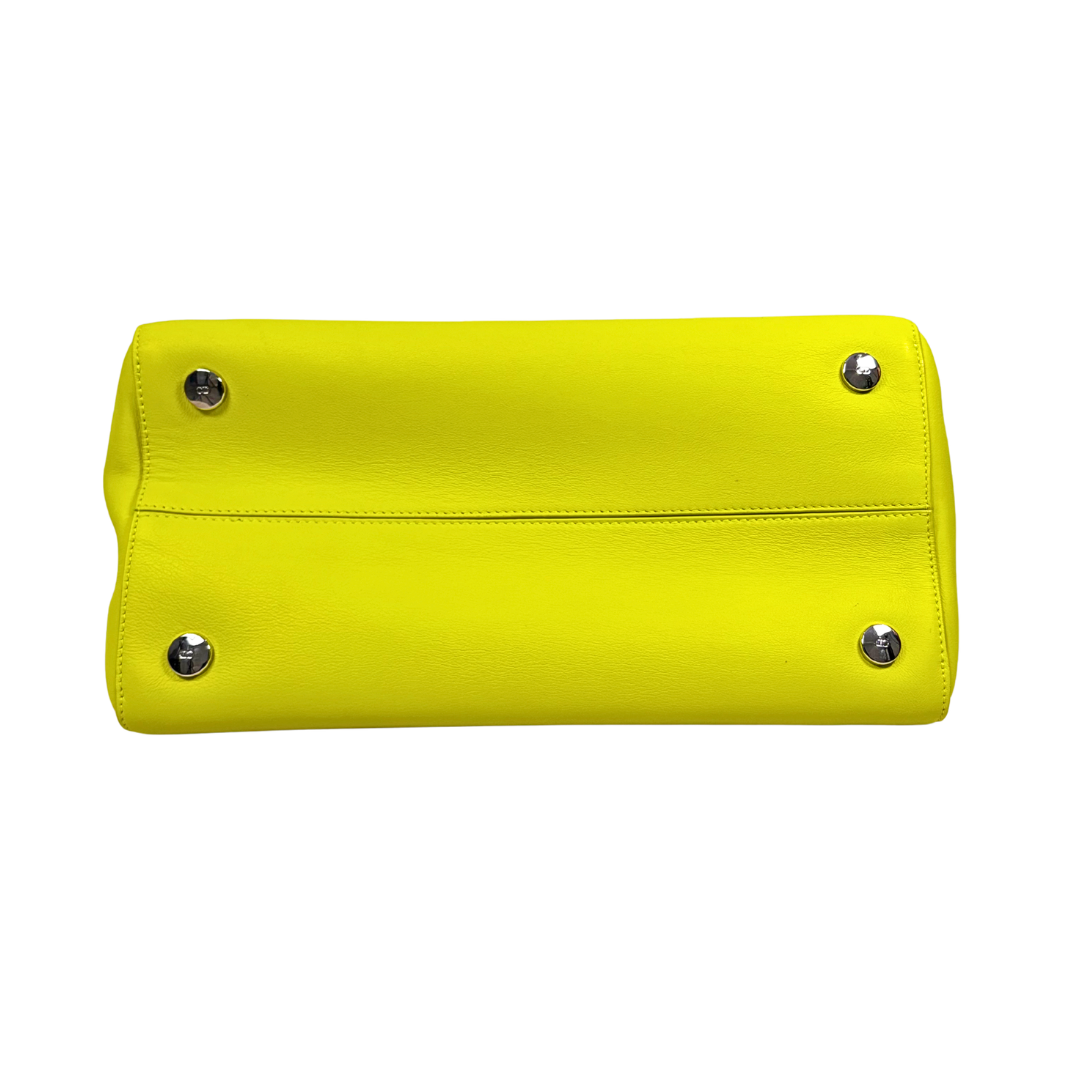 Addict Tote Bag Exotic Leather Green Gold Hardware