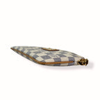 Damier Azur Pochette Milla MM White Gold Hardware