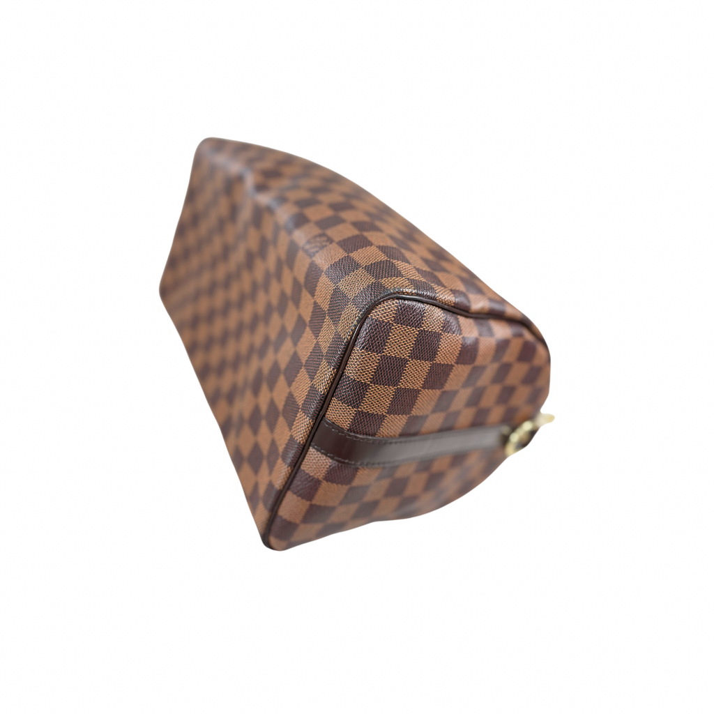 Speedy Bandoulière 30 Damier Ebene Canvas Gold Hardware