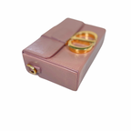 Montaigne 30 Poudre Pink Calfskin Leather Gold Hardware