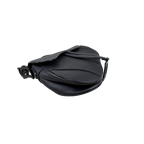 Medium Saddle Bag So Black Ultramatte Smooth Leather