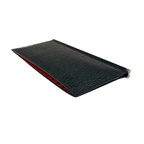 Gancini Bi-Fold Wallet Black Silver Hardware