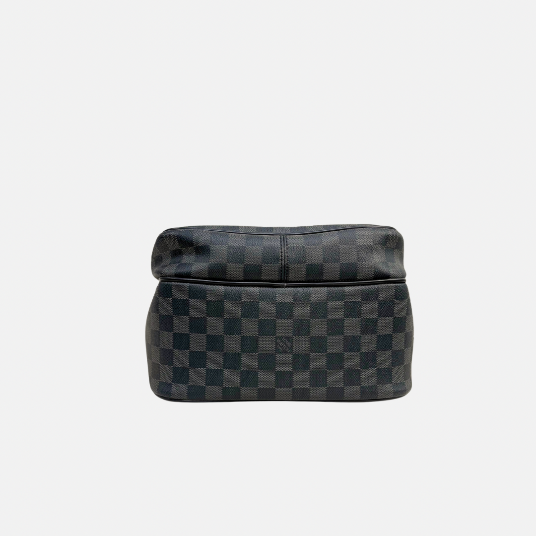 Damier Graphite Canvas Backpack Black Silver Hardware