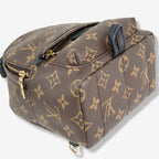 Palm Springs Monogram Canvas Mini Backpack Gold Hardware
