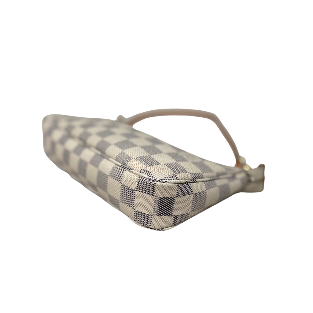Pochette Accessories Damier Azur Gold Hardware