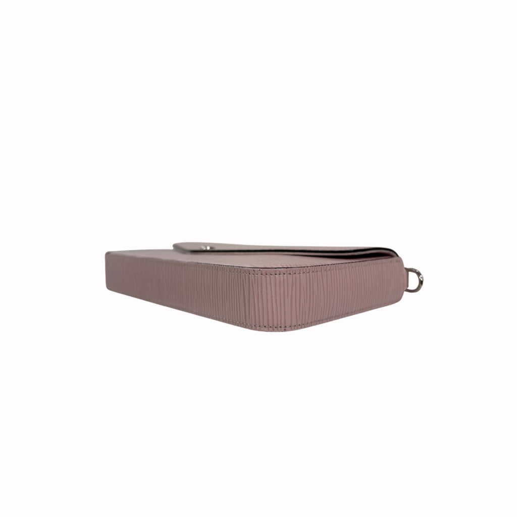 Félicie Pochette Pink Epi Leather