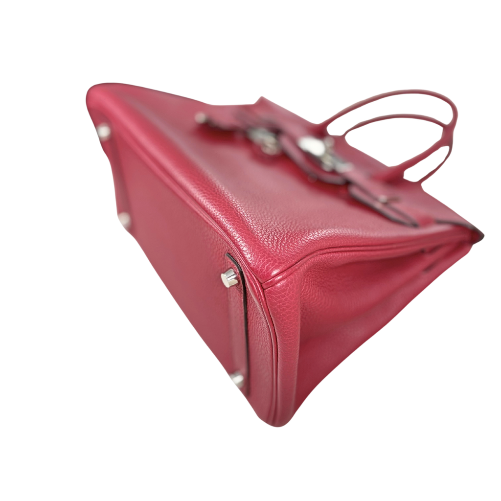 Birkin 30 Rouge H Togo Leather Stamp X Palladium Hardware
