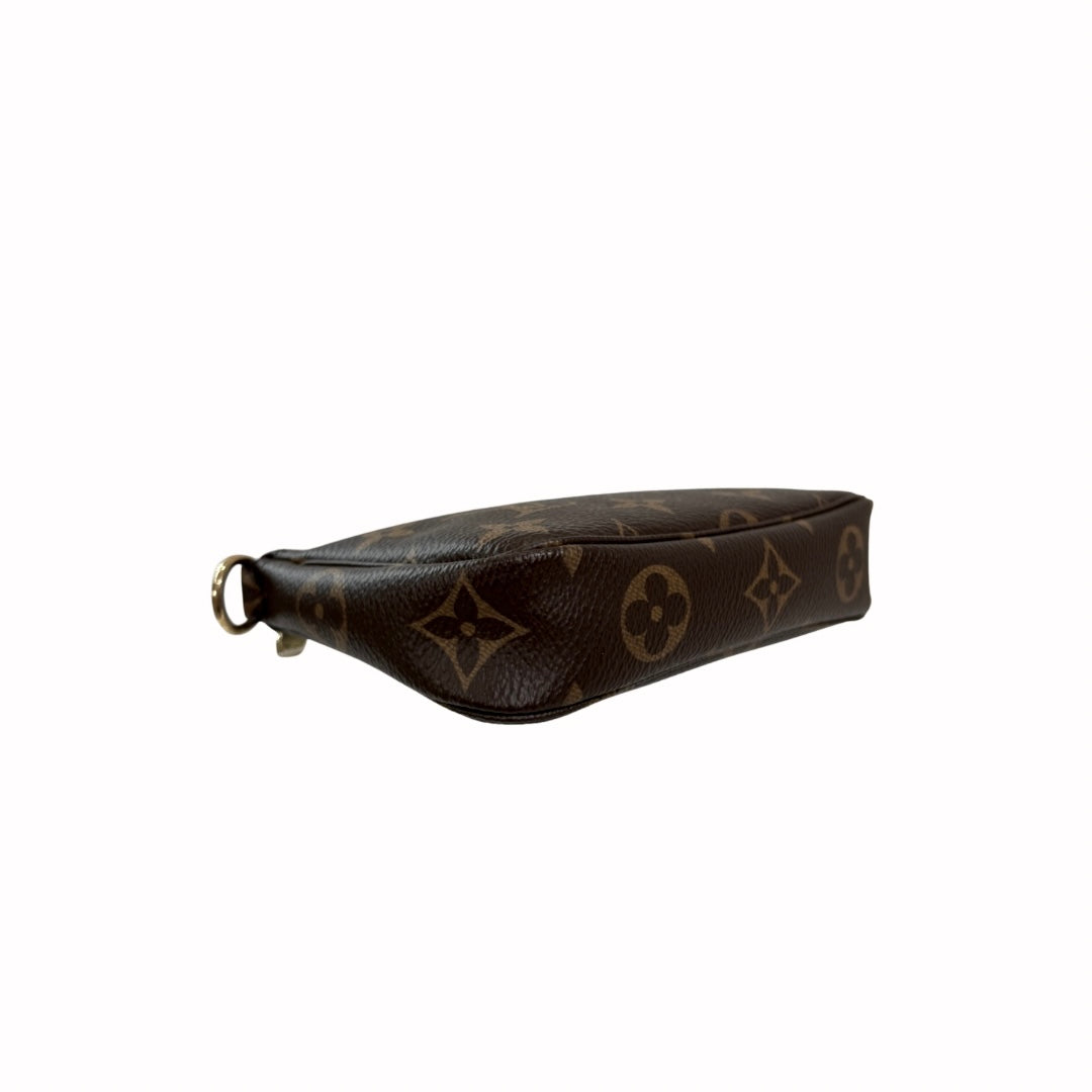 Mini Pochette Accessoires Monogram Canvas Gold Hardware