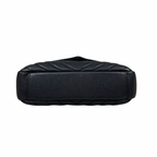 College Bag Black Calfskin Leather Gold Hardware