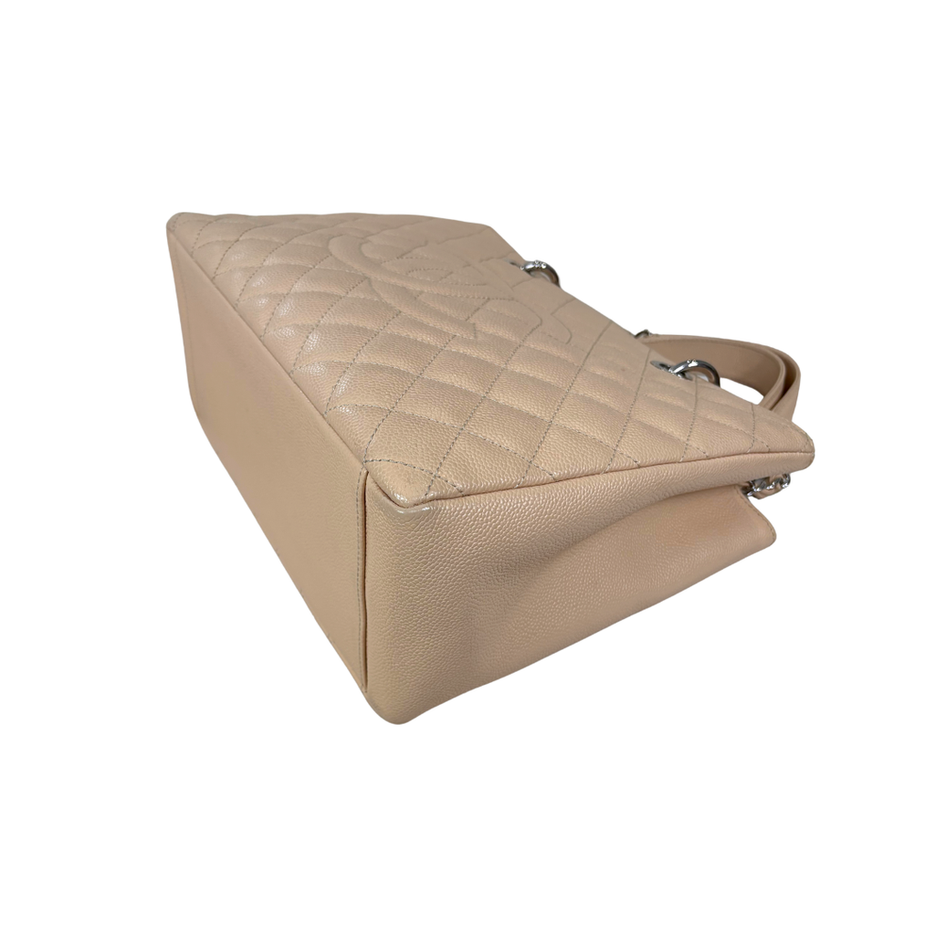 GST Beige Caviar Leather Silver Hardware Series 17
