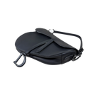 Medium Saddle Bag So Black Ultramatte Smooth Leather