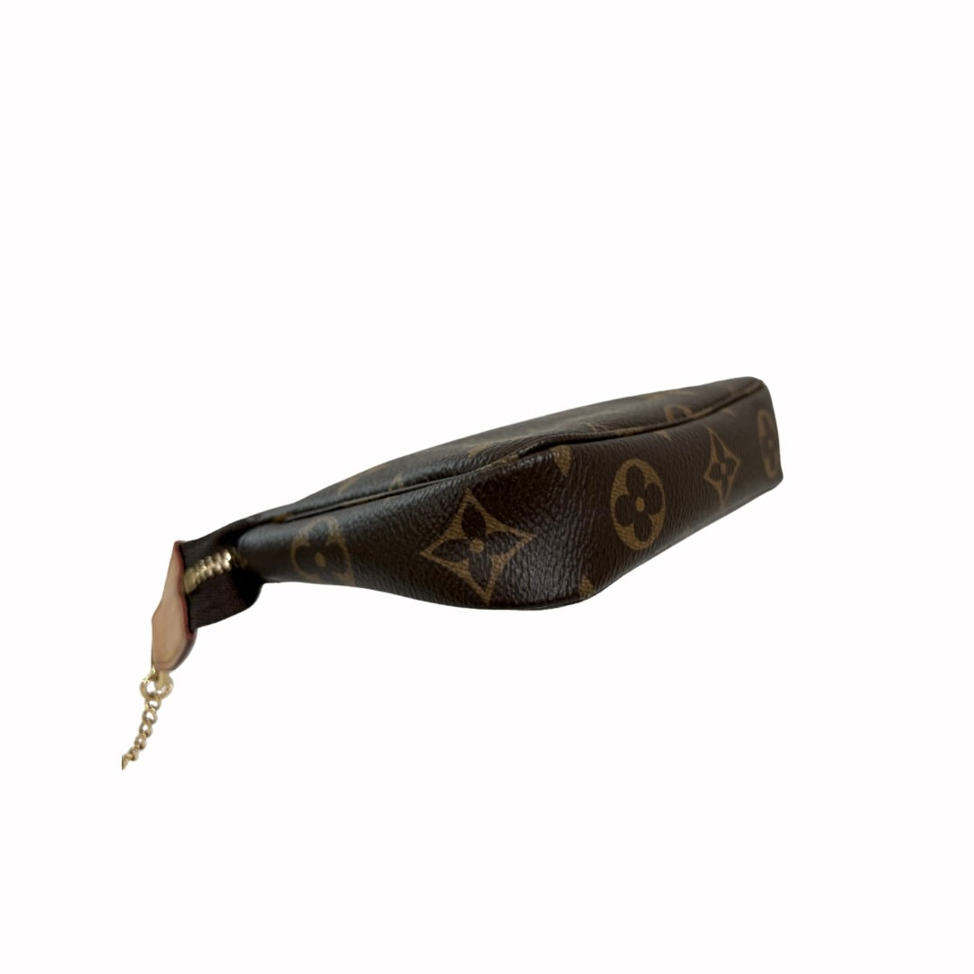 Mini Pochette Accessoires Monogram Canvas Gold Hardware
