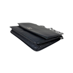 Sevruga Wallet On Chain Black Caviar Leather Silver Hardware Series 14
