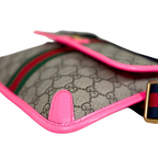 Bumbag Ophidia Pink Lining Gold Hardware