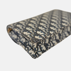 Saddle Pouch Wallet On Chain Medium Blue Oblique Jacquard Gold-Finish Hardware