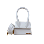 Le Chiquito Mini White Moyen Gold Hardware