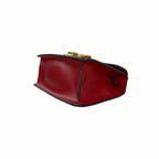 Sylvie Mini Red Cherry Line Gold Hardware