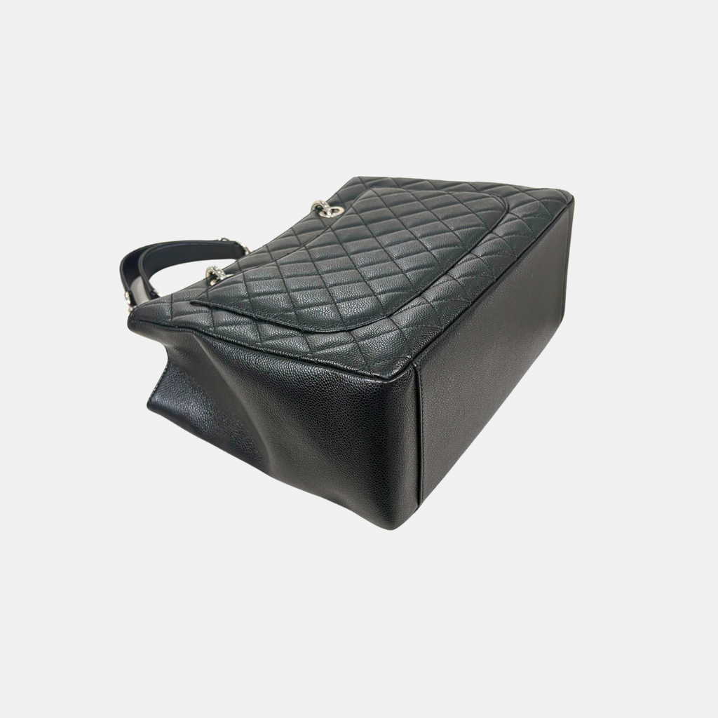 GST Black Caviar Leather Silver Hardware Series 17