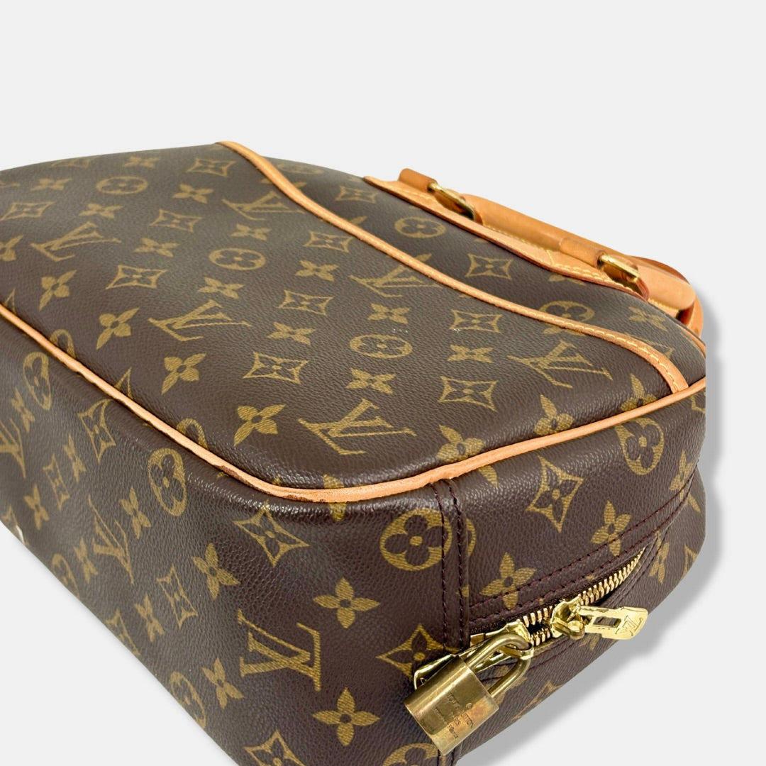 Trouville Monogram Canvas Handbag Gold Hardware