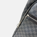 Damier Graphite Canvas Backpack Black Silver Hardware