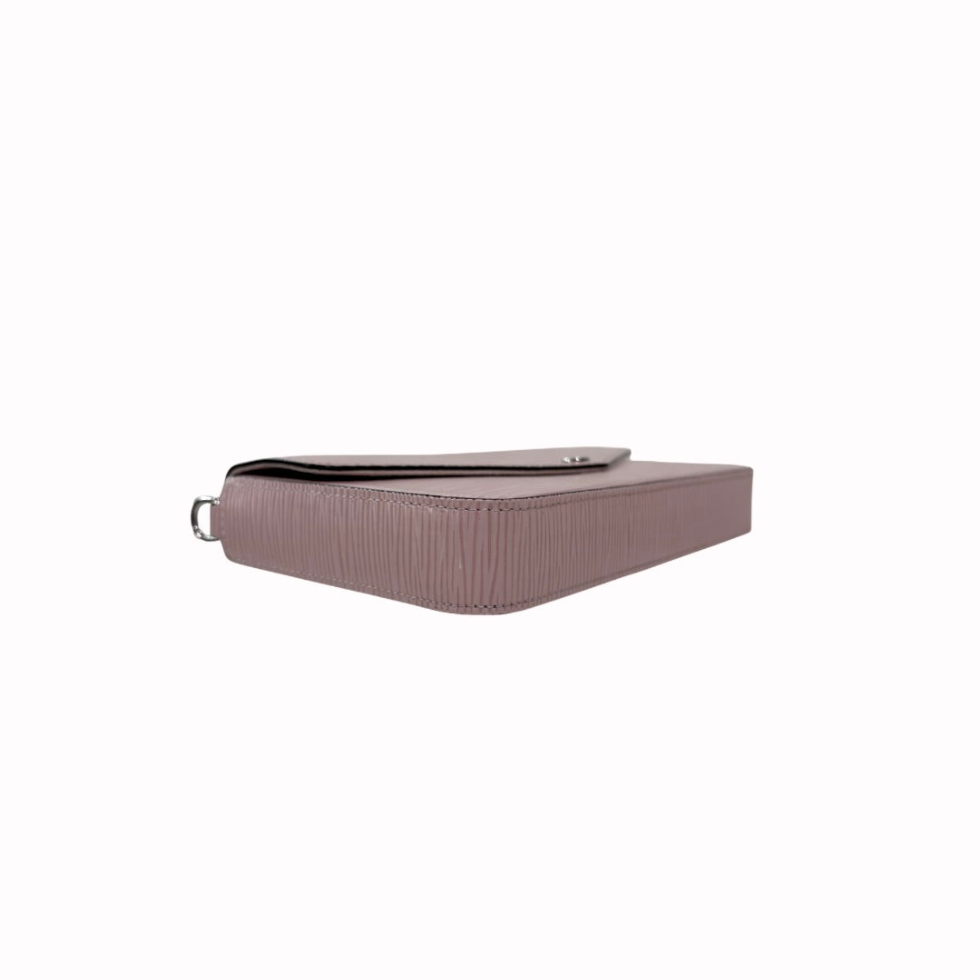 Félicie Pochette Pink Epi Leather
