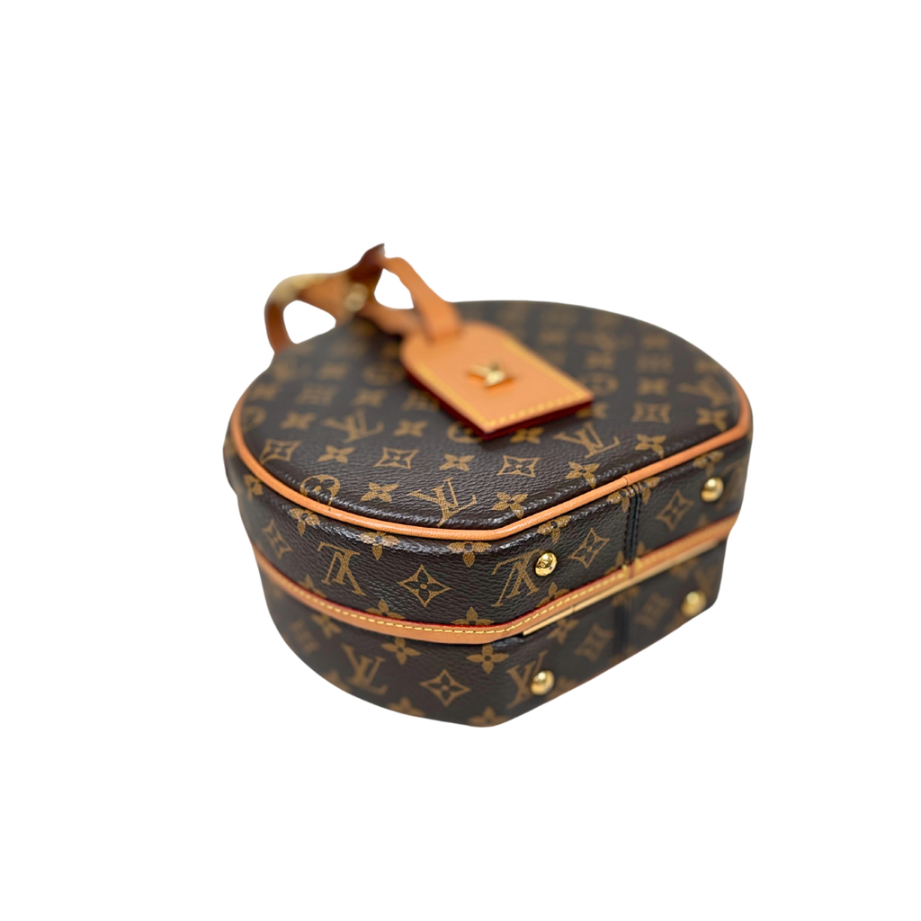 Petite Boite Chapeau Monogram Canvas Gold Hardware