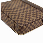 Sabana Case Bag Damier Ebene Leather Gold Hardware