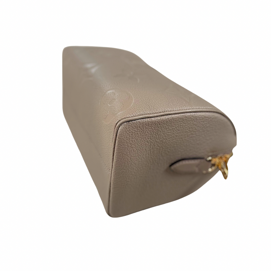 Speedy Bandouliere 25 Monogram Empreinte Beige Gold Hardware