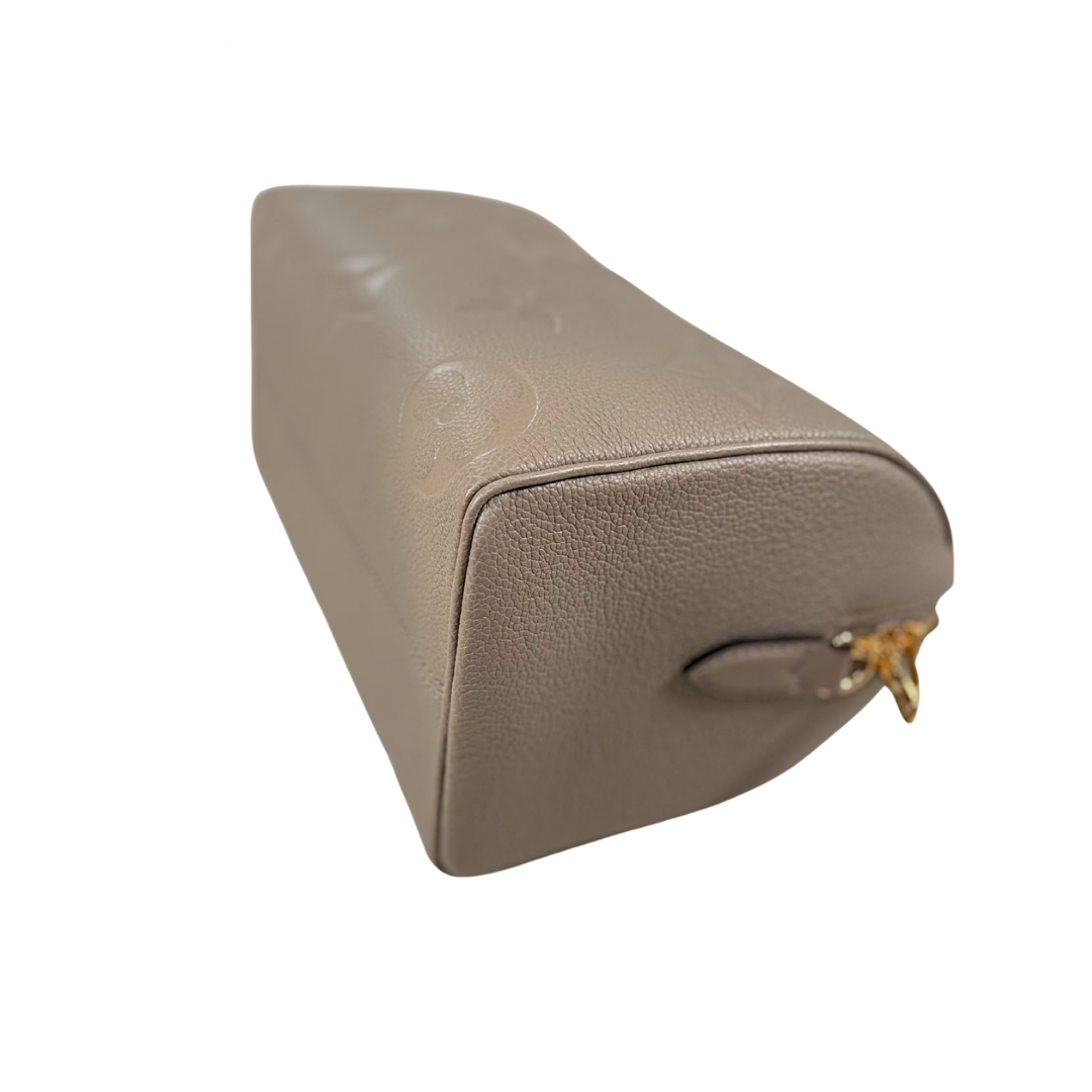Speedy Bandouliere 25 Monogram Empreinte Beige Gold Hardware