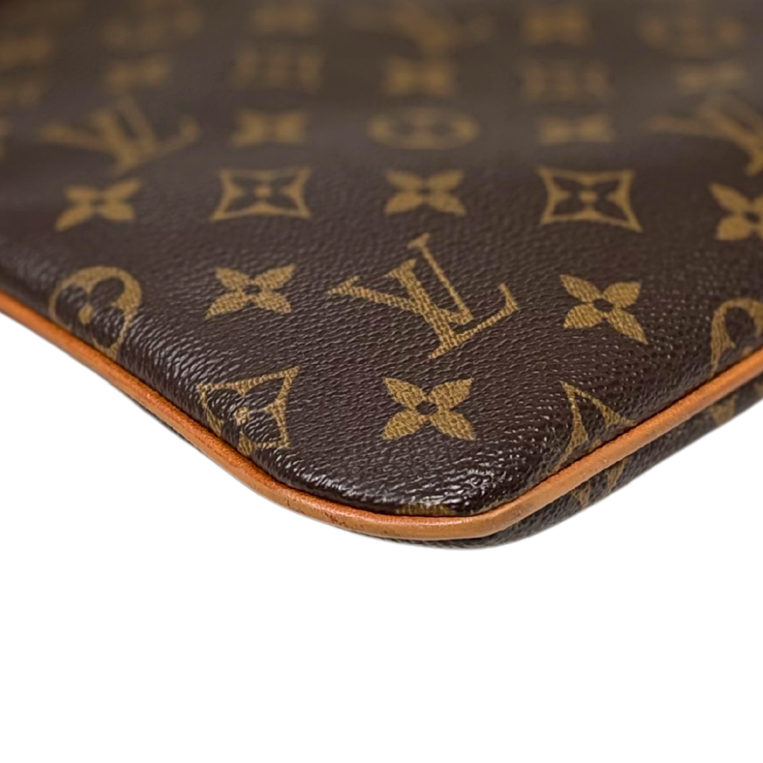 Monogram Pochette Valmy Shoulder Bag Gold Hardware
