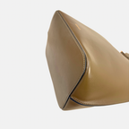 Virtus Bucket Shopper Bag Olive Brown Gold Hardware