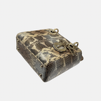 Mini Lady Dior Python Snakeskin Gold Hardware