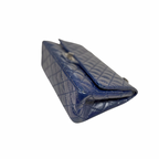 Reissue Bag Navy Blue Calfskin Leather Silver-tone Hardware