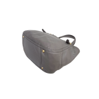 Signature Hobo Bag Vitello Daino Leather Grey Gold Hardware
