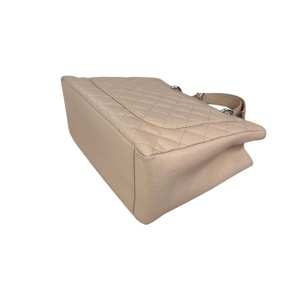 GST Beige Caviar Leather Silver Hardware Series 17