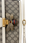 Queen Margaret GG Supreme Canvas White/Beige Gold Hardware