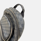 Damier Graphite Canvas Backpack Black Silver Hardware
