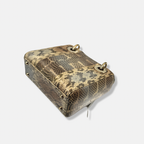 Mini Lady Dior Python Snakeskin Gold Hardware